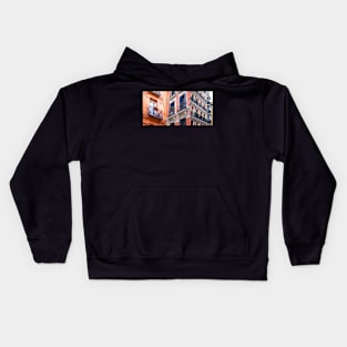 beautiful windows of Madrid Kids Hoodie